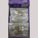 Tip Top Jewellers Stunning Kundan Stone And Pearl Jhumki Earrings (Pack of 6)