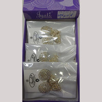 Tip Top Jewellers Stunning Kundan Stone And Pearl Jhumki Earrings (Pack of 6)