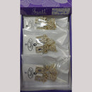Tip Top Jewellers Stunning Kundan Stone And Pearl Jhumki Earrings (Pack of 6)