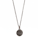 Urthn  Silver Plated Chain Pendant Earrings Rings And Bracelet Jewellery Combo Set (Pack of 6)