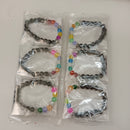 Urthn Multi Color Beads Bracelet (Set of 12)