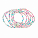 Urthn Trendy Multi Strand Seed Bead Bracelet with Combo Set of 6 for Women(pack of 6)
