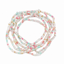 Urthn Trendy Multi Strand Seed Bead Bracelet Combo Set of 6 for Women(pack of 6)