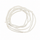 Urthn Trendy White Strand Seed Bead Bracelet Combo Set of 6 for Women(pack of 6)