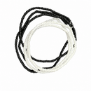 Urthn Trendy Black And White  Strand Seed Bead Bracelet Combo Set of 6 for Women(pack of 6)
