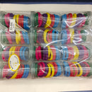 Urthn Set of 12 Soft Multicolor Hair Rubber Bands for Women & Girls-1006303