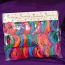 Urthn Set of 12 Soft Multicolor Hair Rubber Bands for Women & Girls-1006315
