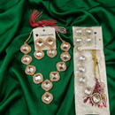 Urthn Gold Plated Kundan Stone Fashion Jewellery Combo Set