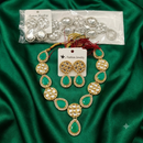 Urthn Gold Plated Kundan Stone Fashion Jewellery Combo Set