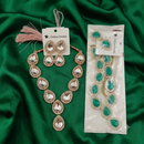 Urthn Gold Plated Kundan Stone Fashion Jewellery Combo Set