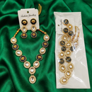 Urthn Gold Plated Kundan Stone Fashion Jewellery Combo Set