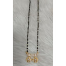 Tarangavi Austrian Stone And Black Beads Designer Mangalsutra