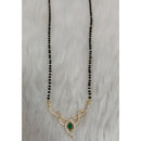 Tarangavi Austrian Stone And Black Beads Designer Mangalsutra