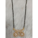 Tarangavi Austrian Stone And Black Beads Designer Mangalsutra