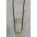 Tarangavi Austrian Stone And Black Beads Designer Mangalsutra