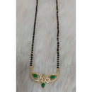 Tarangavi Austrian Stone And Black Beads Designer Mangalsutra