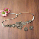 Darshana Jewels Oxidised Plated Choker Necklace Set