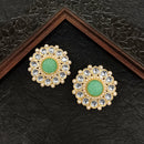 Darshana Jewels Premium Kundan Stone And Pearl Dangler Earrings For Women
