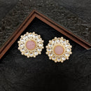 Darshana Jewels Premium Kundan Stone And Pearl Dangler Earrings For Women