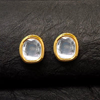 Darshana Jewels Premium Kundan Stone And Pearl Dangler Earrings For Women