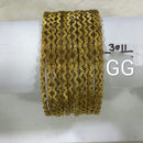 Kumavat Jewels Gold Plated Bangles Set