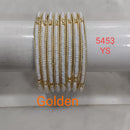 Kumavat Jewels Gold Plated Pearl Bangles Set