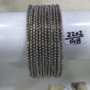 Kumavat Jewels Oxidised Plated Bangles Set