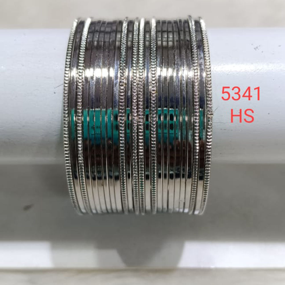 Kumavat Jewels Oxidised Plated Bangles Set