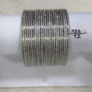 Kumavat Jewels Oxidised Plated Bangles Set