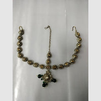 Kumavat Jewels Bridal Austrian Stone And Pearl Traditional Damini Headpiece