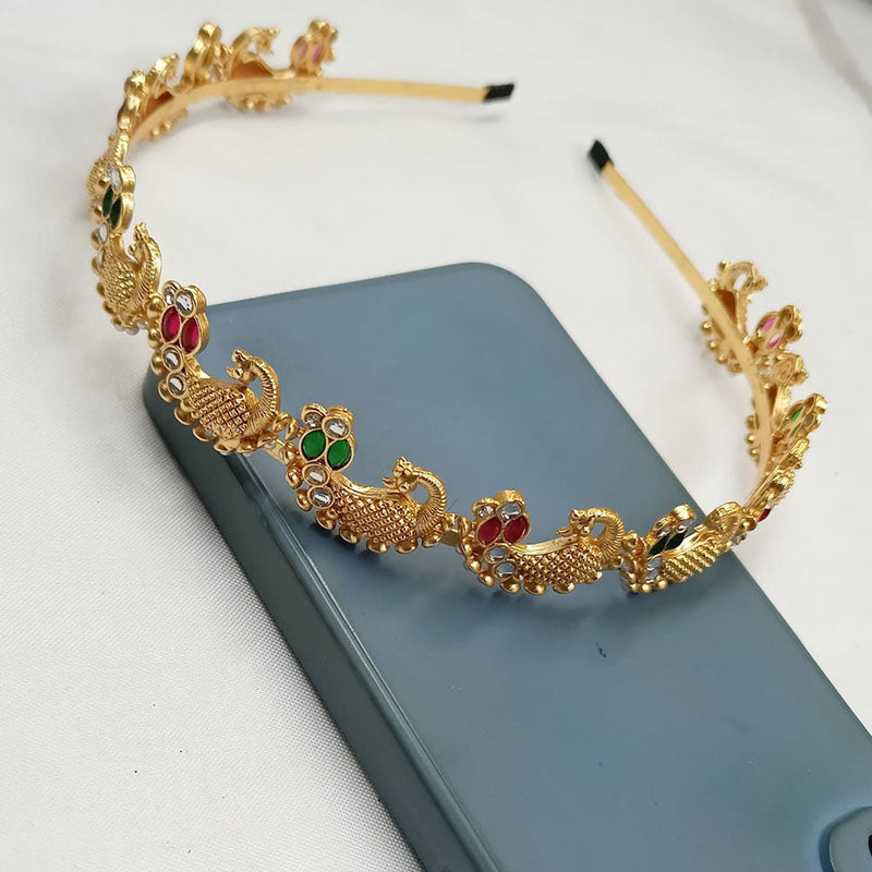 Padmawati Bangles Gold Plated Kundan Stone Hair Band