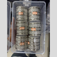 Shree Asha Bangles Premium Oxidised Plated Traditional Bangles Set