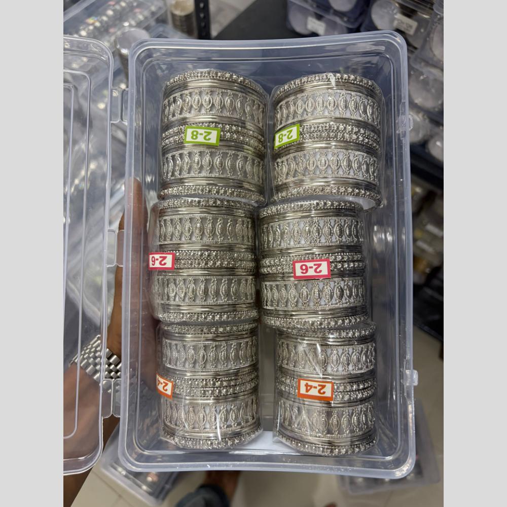 Shree Asha Bangles Premium Oxidised Plated Traditional Bangles Set