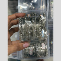 Shree Asha Bangles Premium Oxidised Plated Traditional Bangles Set