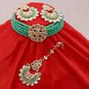 Neetu Art Gold Plated Kundan Choker Necklace Set