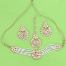 Neetu Art Gold Plated Kundan Choker Necklace Set