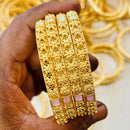 Neetu Art Elegant Pota Stone Designer Bangles Set