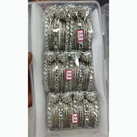 Pratima Jewellery Mart Oxidised Plated Kundan Stone Bangles Set