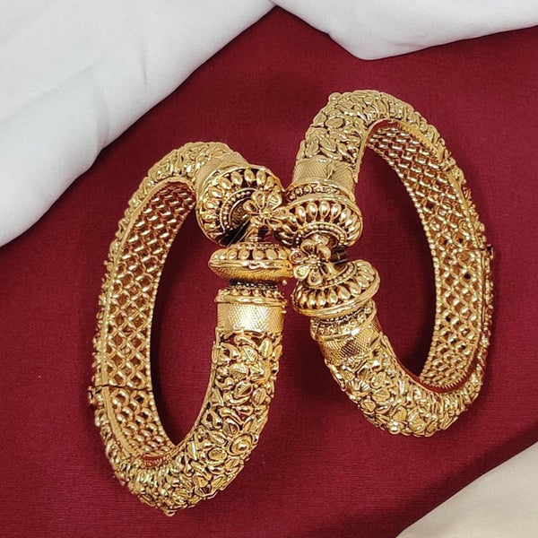 Manisha Jewellery Gold Plated Openable Bangle Set