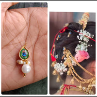 Manisha Jewellery Gold Plated Peacock Design Hair Accessories