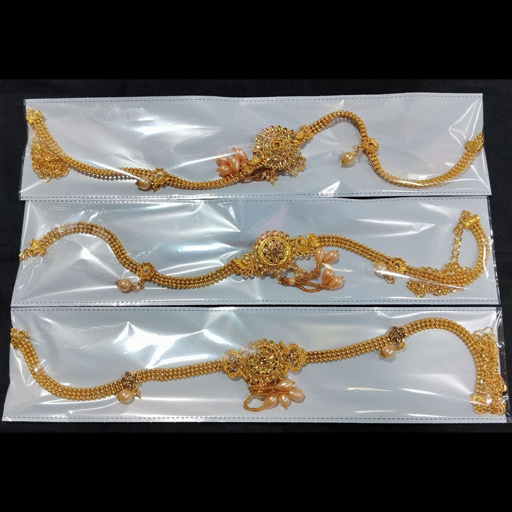 Manisha Jewellery Gold Plated Crystal Stone Kamarband