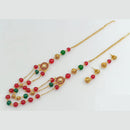 Manisha Jewellery Gold Plated Beads Necklace Set