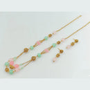 Manisha Jewellery Gold Plated Beads Necklace Set