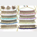 Manisha Jewellery Gold Plated Crystal Stone And Beads Necklace Set (1 Piece Only)