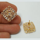 Manisha Jewellery Gold Plated AD Stud Earrings