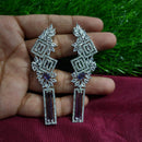 Manisha Jewellery Silver Plated American Diamond Dangler Earrings