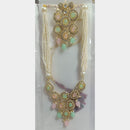 Manisha Jewellery Gold Plated Austrian Stone And Pearl Necklace Set