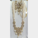 Manisha Jewellery Gold Plated Austrian Stone And Pearl Necklace Set