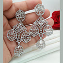 Manisha Jewellery Silver Plated AD Dangler Earrings