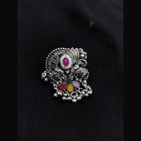 Manisha Jewellery Oxidised Plated Pota Stone Rings